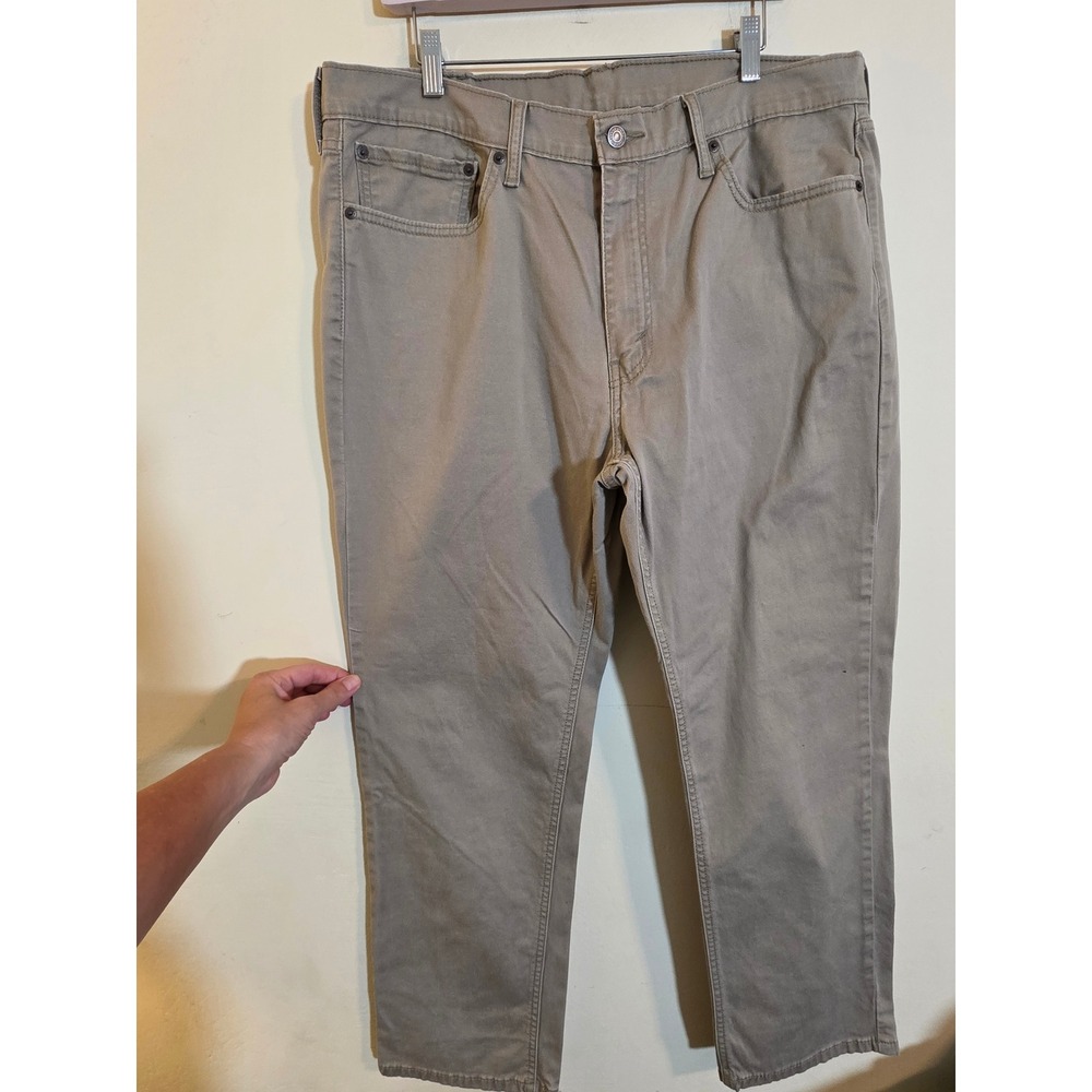 Levis 541 Athletic Taper Pants Mens 38x30 Khaki Tan Stretch 18181-0040